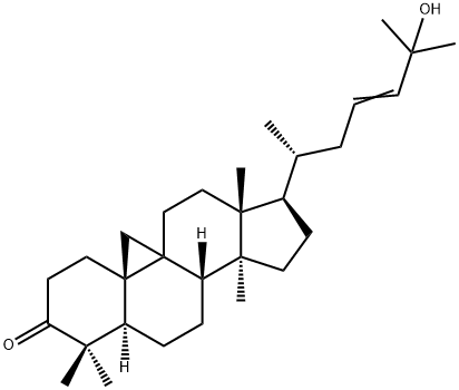 25-Hydroxycycloart-23-en-3-one Struktur