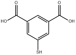 1,3-Benzenedicarboxylic acid, 5-mercapto- Struktur