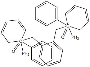 Phosphine oxide, 1,1'-[1,2-phenylenebis(methylene)]bis[1,1-diphenyl- Struktur