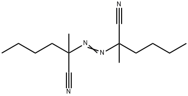 Azobis-(heptonitrile) Struktur