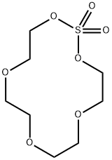 1,3,6,9,12-Pentaoxa-2-thiacyclotetradecane, 2,2-dioxide Struktur