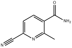 3-Pyridinecarboxamide,6-cyano-2-methyl-(9CI) Struktur