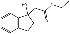 1H-Indene-1-acetic acid, 2,3-dihydro-1-hydroxy-, ethyl ester