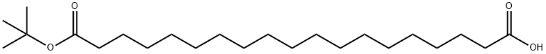 19-(tert-Butoxy)-19-oxononadecanoic acid Struktur