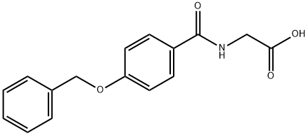 {[4-(benzyloxy)phenyl]formamido}acetic acid Struktur