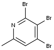 2,3,4-Tribromo-6-methylpyridine Struktur