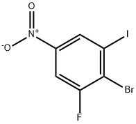 Benzene, 2-bromo-1-fluoro-3-iodo-5-nitro- Struktur