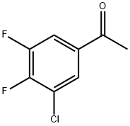 Ethanone, 1-(3-chloro-4,5-difluorophenyl)- Struktur