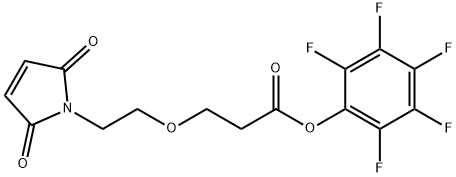 Mal-PEG1-PFP Struktur