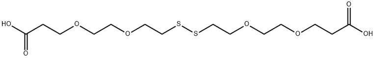 Acid-PEG2-SS-PEG2-Acid Struktur