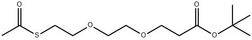 S-acetyl-PEG2-t-butyl ester Struktur