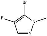 1H-Pyrazole, 5-bromo-4-fluoro-1-methyl- Struktur