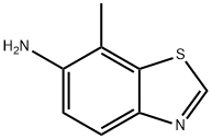 6-Benzothiazolamine,7-methyl-(9CI) Struktur