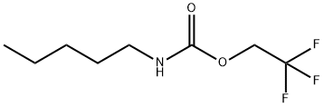 Carbamic acid, pentyl-, 2,2,2-trifluoroethyl ester (9CI) Struktur