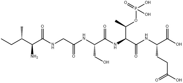 (Ser(POH)22)-Tau Peptide (260-264) PAb Blocking Struktur