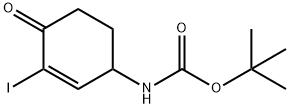 tert-butyl(3-iodo-4-oxocyclohex-2-en-1-yl)carbamate(WX192113) Struktur