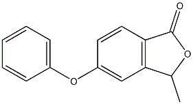 3-methyl-5-phenoxy-1(3H)-Isobenzofuranone Structure