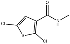 3-Thiophenecarboxamide, 2,5-dichloro-N-methyl- Struktur