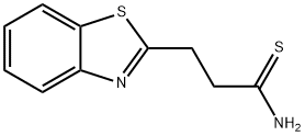 2-Benzothiazolepropionamide,thio-(8CI) Struktur