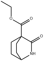 4-Ethoxycarbonyl-2-aza-bicyclo<2.2.2>octanon-(3) Struktur