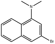 1-Naphthalenamine, 3-bromo-N,N-dimethyl- Struktur