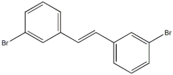 Benzene, 1,1'-(1E)-1,2-ethenediylbis[3-bromo- Struktur