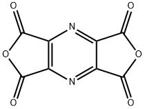 1H,3H-Difuro[3,4-b:3',4'-e]pyrazine-1,3,5,7-tetrone Struktur