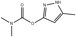 3-methylpyrazol-5-yl-dimethylcarbamate monometilan Struktur