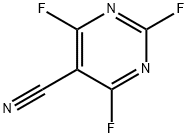 5-Pyrimidinecarbonitrile,2,4,6-trifluoro-(8CI,9CI) Struktur