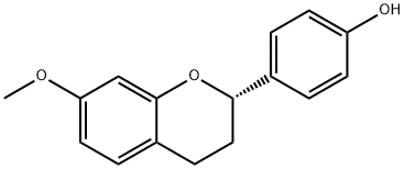 4'-hydroxy-7-methoxyflavan Struktur