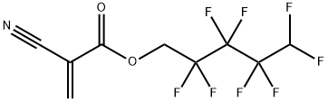 2,2,3,3,4,4,5,5-Octafluoropentyl-2-cyanacrylate Struktur