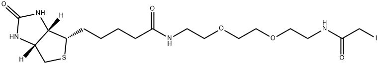 Biotin-PEG2-iodide Struktur