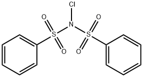 Benzenesulfonamide, N-chloro-N-(phenylsulfonyl)- Struktur