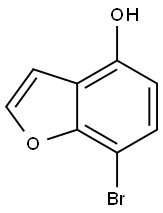 7-bromo-1-benzofuran-4-ol Struktur