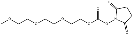 m-PEG3-NHS carbonate Struktur