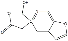 Furo[2,3-c]pyridine-5-methanol, 5-acetate Struktur