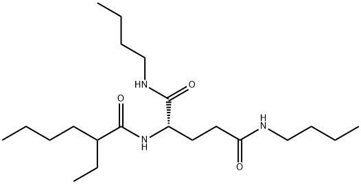 N1,N5-Dibutyl-N2-(2-ethylhexanoyl)-L-glutamamide Struktur