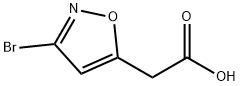 5-Isoxazoleacetic acid, 3-bromo- Struktur