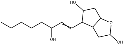 [1S,3R,S,5R,6R(1E,3S)7R]3-Hydroxy-6B-(3ALPHA-hydroxyoct-1-enyl)-7ALPHA-hydr Struktur