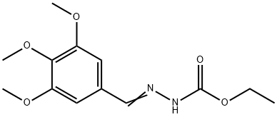 N'-(3,4,5-Trimethoxybenzylidene)carbazic acid ethyl ester Struktur