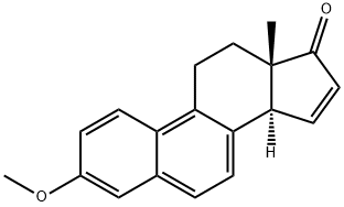 3-Methoxy-1,3,5,7,9,15-estrahexen-17-one Struktur