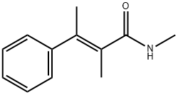 N,α,β-Trimethylcinnamamide Struktur