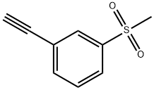 1-ethynyl-3-methanesulfonylbenzene Struktur