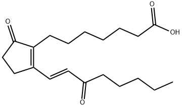 15-ketoprostaglandin B1 Struktur