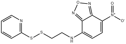 1,4-(N-2-aminoethyl-2'-pyridyl disulfide)-7-nitrobenzo-2-oxa-1,3-diazole Struktur