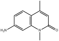 2(1H)-Quinolinone,7-amino-1,4-dimethyl-(9CI) Struktur