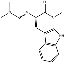 Nα-[(Dimethylamino)methylene]-L-tryptophan methyl ester Struktur