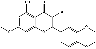 347TRIMETHOXYQUERCETIN Struktur