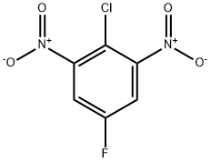 2-chloro-5-fluoro-1,3-dinitro-benzene Struktur