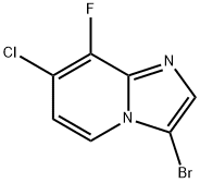 Imidazo[1,2-a]pyridine, 3-bromo-7-chloro-8-fluoro- Struktur